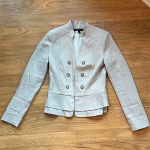 White House Black Market Double-Breasted Tailored Jacket